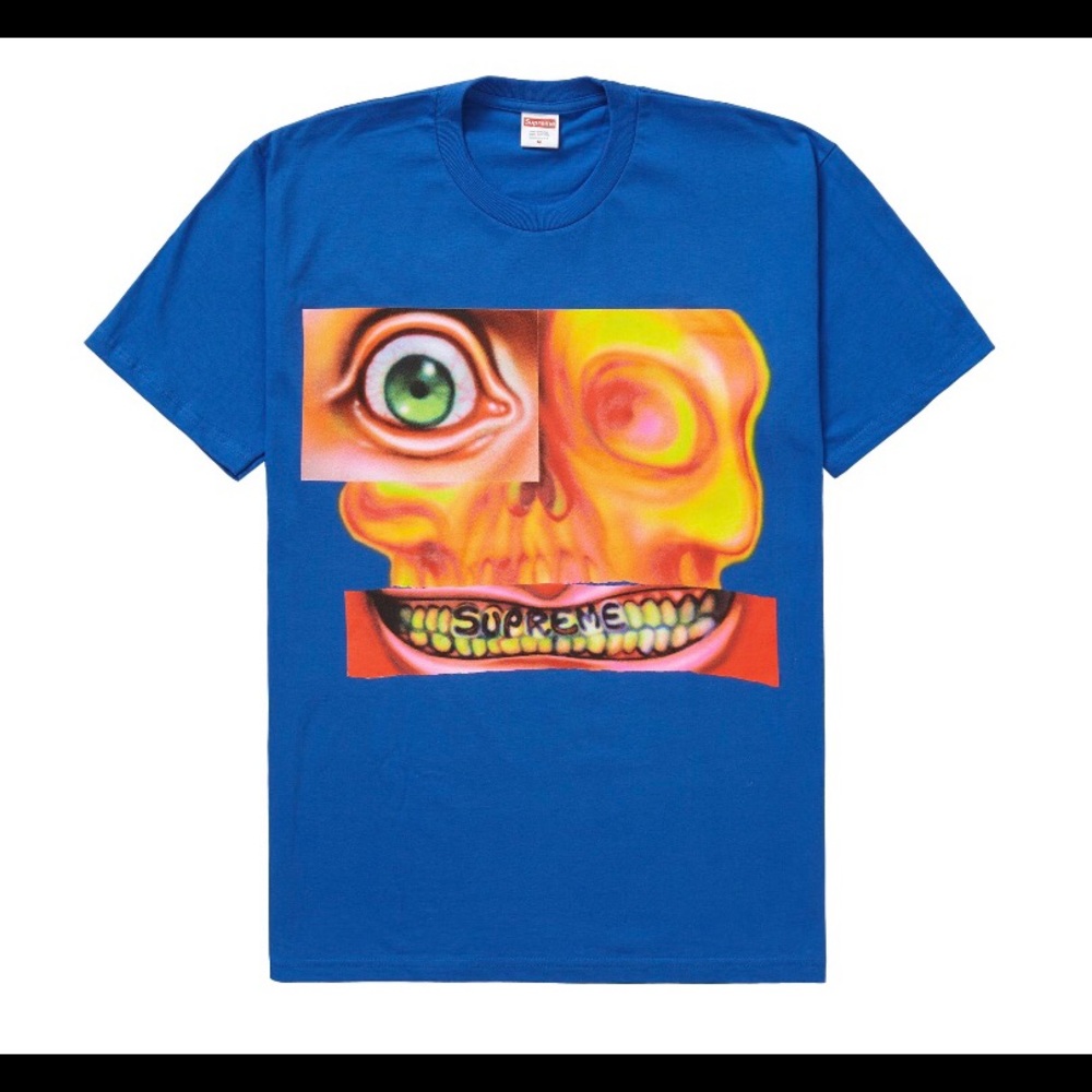 Supreme Fall/Winter 2021 “Face” t-shirt Men’s Medium Blue